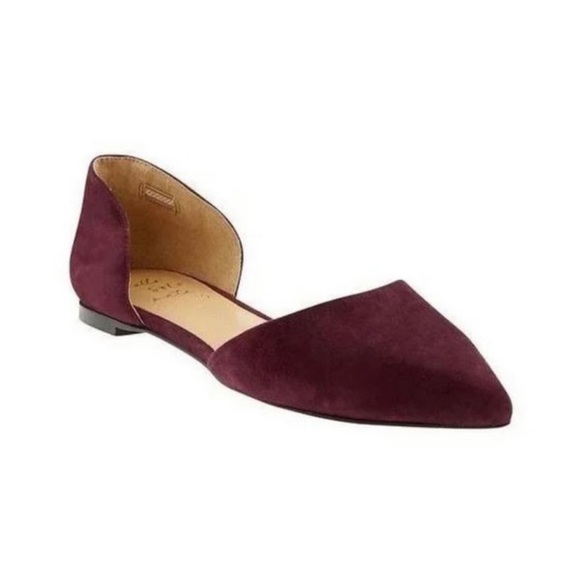 Banana Republic Shoes - NWOT Banana Republic Burgundy D’Orsay Flats